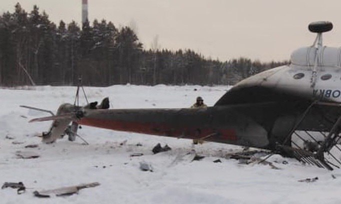 В РФ упал при взлете Ми-8, на борту которого было 29 человек (ФОТО) 1