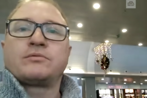 Российского пропагандиста с канала НТВ не пустили в Украину (ВИДЕО)