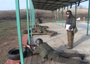 Николаевские нацгвардейцы во время контрольной проверки получили оценку «хорошо» (ФОТО)