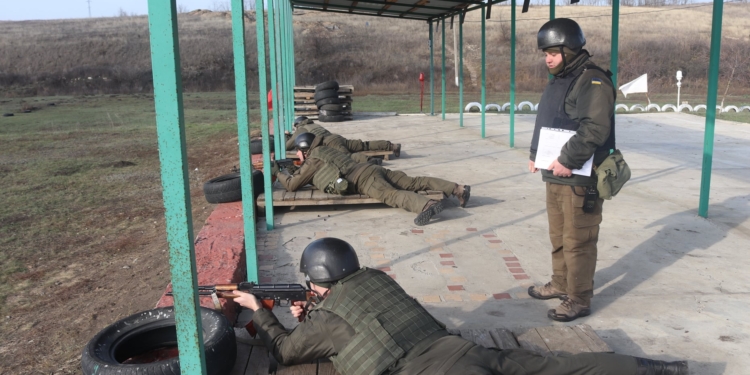 Николаевские нацгвардейцы во время контрольной проверки получили оценку «хорошо» (ФОТО)