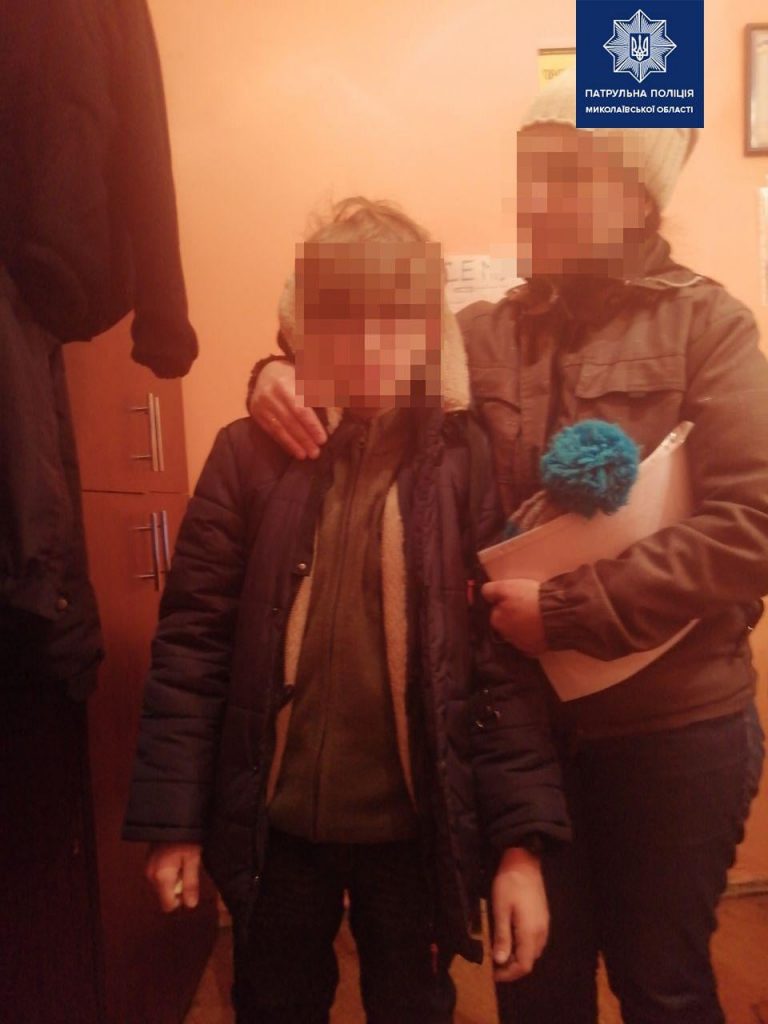 Николаевские патрульные проявили сообразительность и помогли найти пропавшего мальчика (ФОТО) 1
