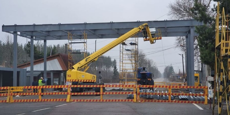 Главный пункт пропуска в зону отчуждения реконструируют (ФОТО)