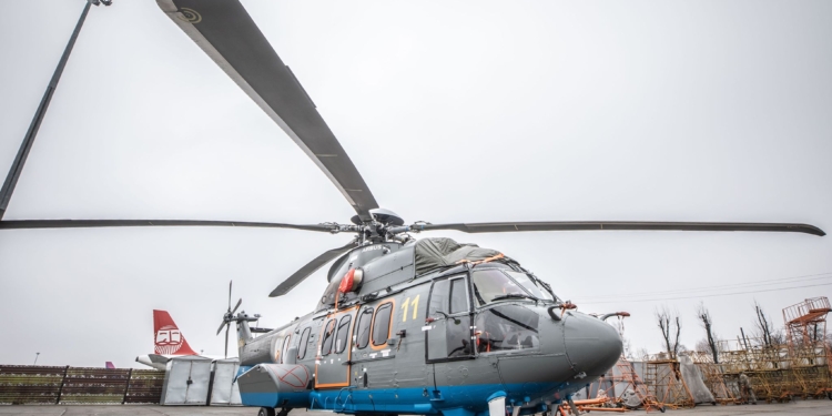 МВД получило от Airbus сверхсовременный вертолет Super Puma