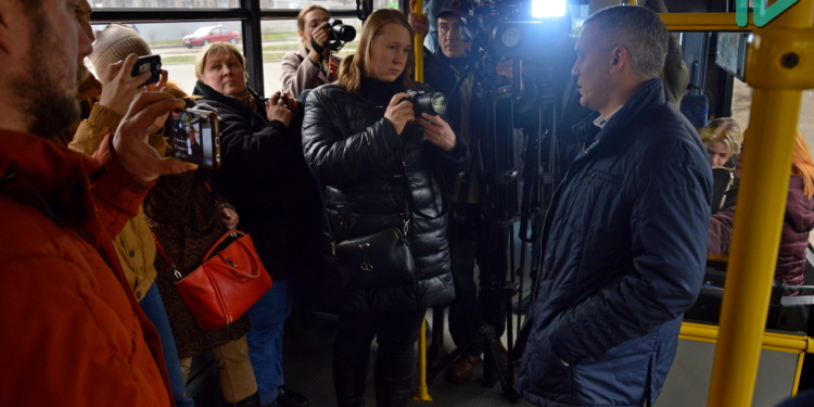 В тестовом режиме пошли первые троллейбусы на Намыв (ФОТО, ВИДЕО)