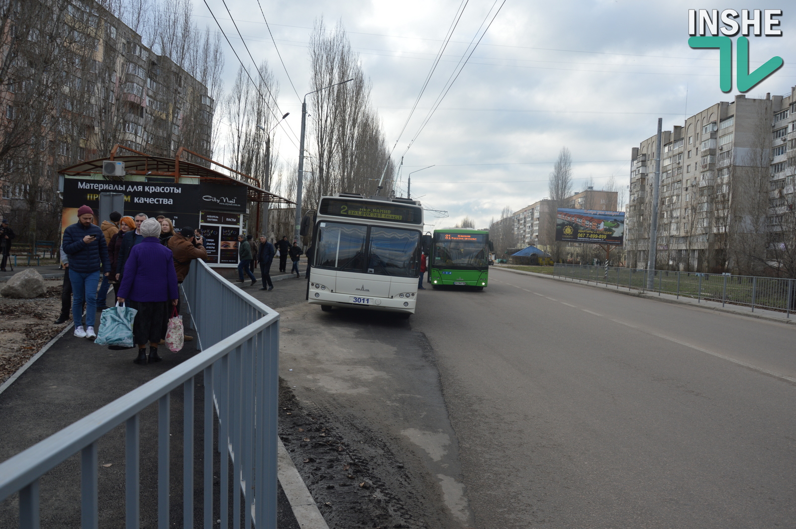 В тестовом режиме пошли первые троллейбусы на Намыв (ФОТО, ВИДЕО)