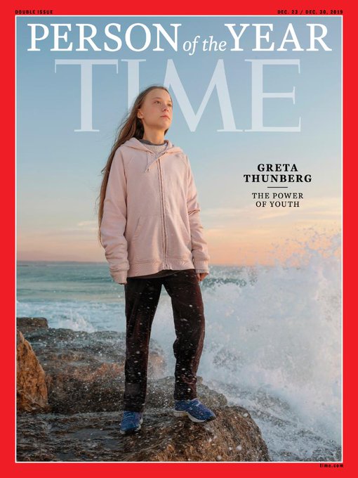 Грета Тунберг стала человеком года по версии Time 1