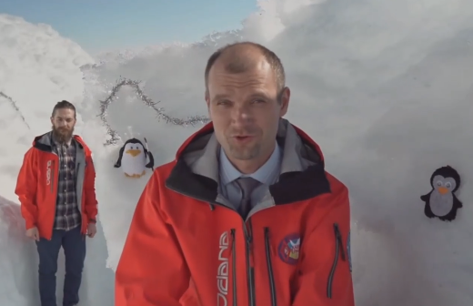 Ученые из Антарктиды поздравили украинцев с Новым годом (ВИДЕО)