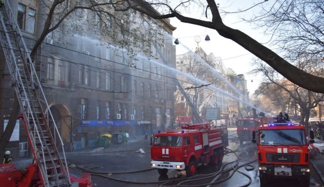 В Одесской ОГА назвали вероятную причину пожара в колледже