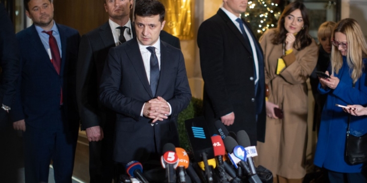 Пресс-конференция Владимира Зеленского по итогам Нормандского саммита (ВИДЕО)