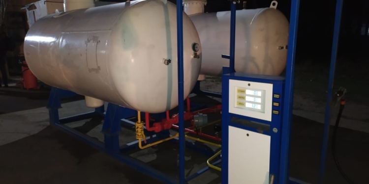 Николаевские налоговики прекратили деятельность незаконной АГЗС (ФОТО)