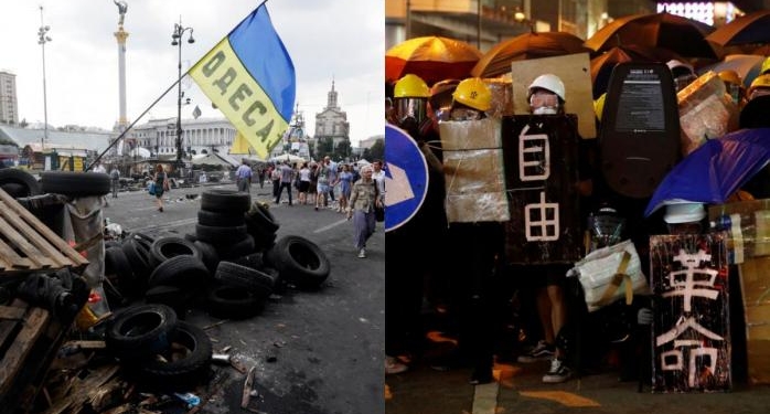 Китай требует от Киева запретить выставку о влиянии Революции достоинства на протесты в Гонконге (ДОКУМЕНТ)