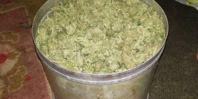 На Николаевщине у мужчины изъяли несколько ведер конопли (ФОТО)