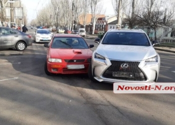 В центре Николаева нардеп устроила ДТП