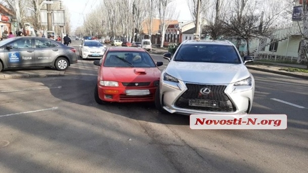 В центре Николаева нардеп устроила ДТП