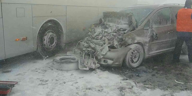 В массовом ДТП в Словакии пострадали пятеро украинцев (ФОТО)