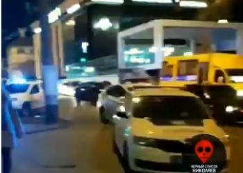 В центре Николаева пьяного водителя избили за то, что он выехал на встречную (ВИДЕО)