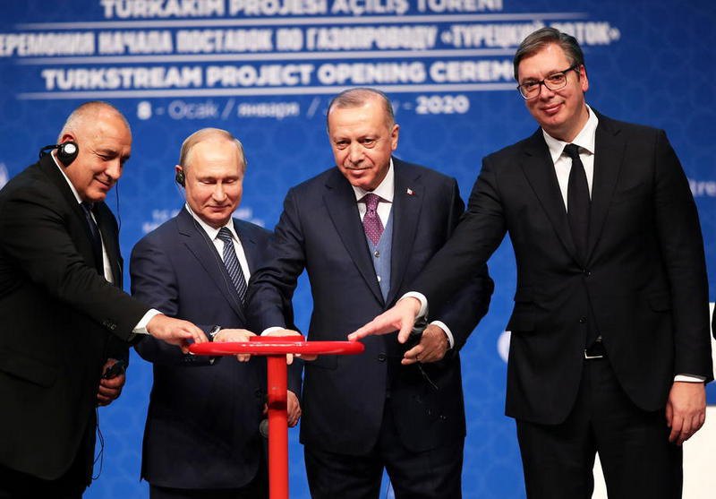 Путин и Эрдоган официально запустили "Турецкий поток" (ВИДЕО) 1