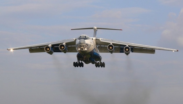 Украина испытала в Карпатах военный самолет Ил-76МД 1