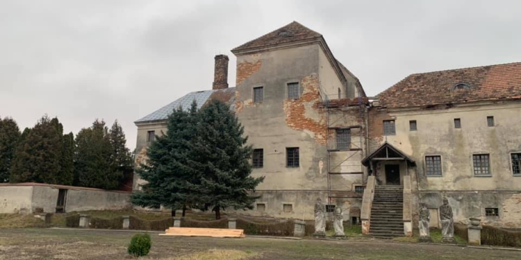 На Львовщине  обрушилась крыша замка -памятника архитектуры национального значения (ФОТО, ВИДЕО)