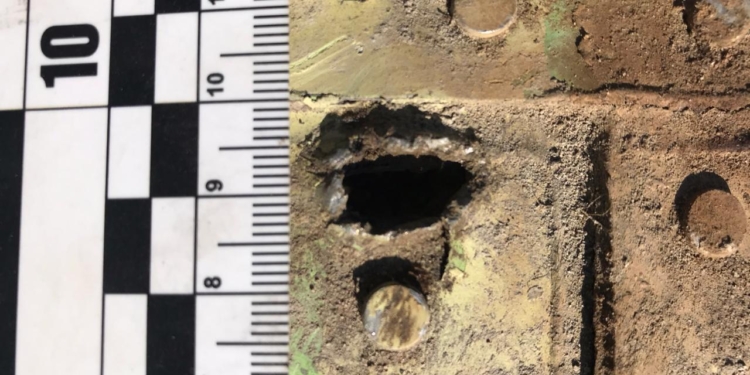 У Зеленского опубликовали фото фрагментов сбитого самолета МАУ со следами пробоин