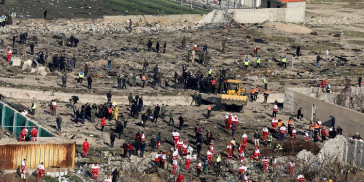 Источник в комиссии: Иран не предоставил носовую часть и кабину пилотов, обломки собирают бесконтрольно