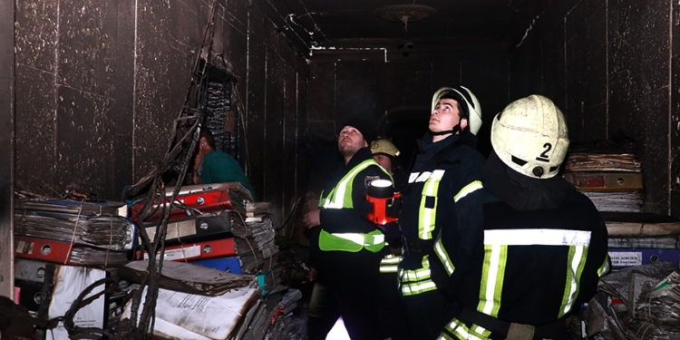 Причиной пожара в здании Минкульта стала неисправность проводки (ФОТО)