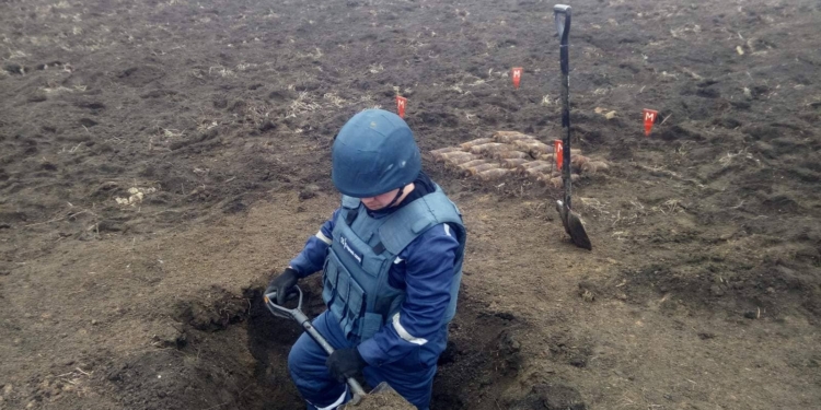 Спасатели Николаевщины обезвредили 26 артснарядов