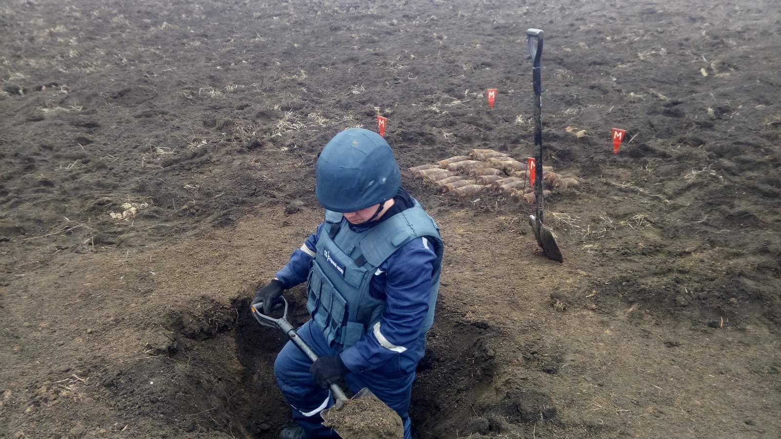 Спасатели Николаевщины обезвредили 26 артснарядов