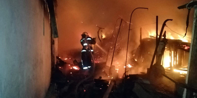 В Николаеве на пожаре спасатели обнаружили тело погибшей женщины (ВИДЕО)