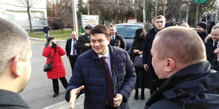 Дмитрий Разумков прибыл в Николаев (ФОТО)