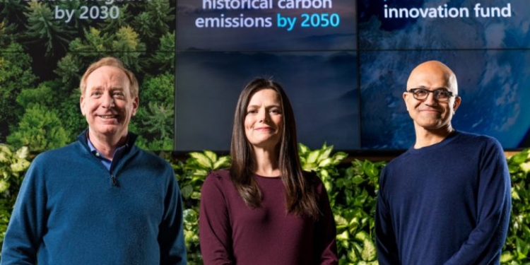 Microsoft намерена к 2030 перестать вредить окружающей среде