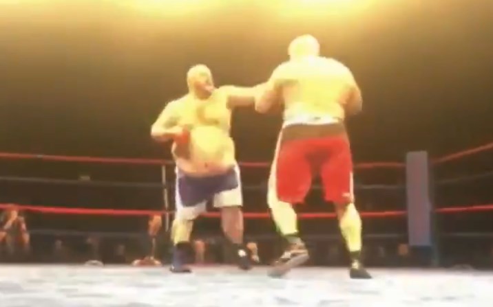 Двести кило! Самый толстый боксер мира нокаутирован во 2-м раунде (ВИДЕО) 1