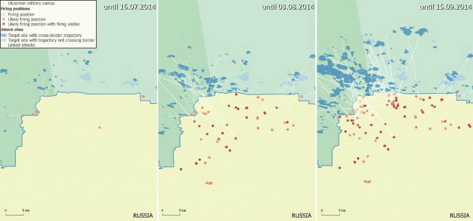 Bellingcat: РФ не менее 150 раз обстреляла территорию Украины летом 2014 1
