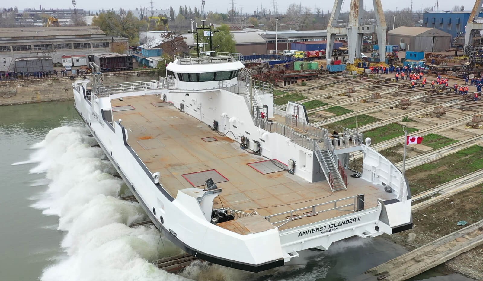 Электропаромы, разработанные николаевскими проектировщиками, будут переправлять людей и автомобили на Великих Озерах Канады (ФОТО)