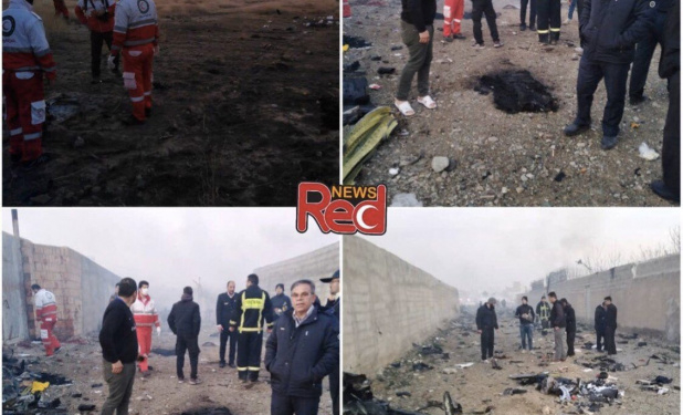Все пассажиры и экипаж украинского самолета, упавшего в Тегеране, погибли (ФОТО)