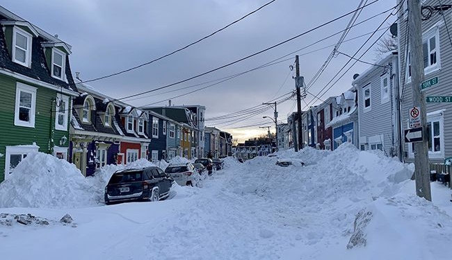 В Канаде выпал рекордный уровень снега