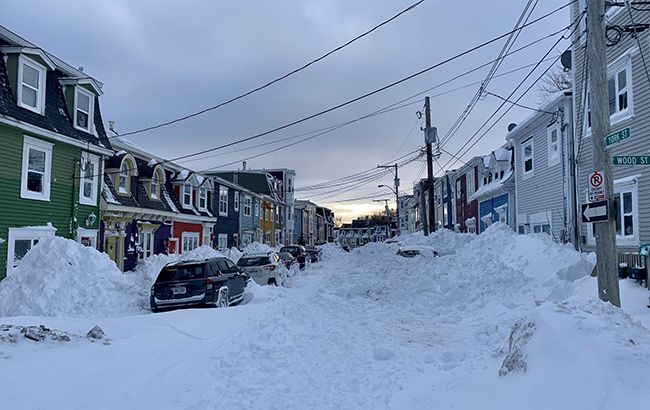 В Канаде выпал рекордный уровень снега 1
