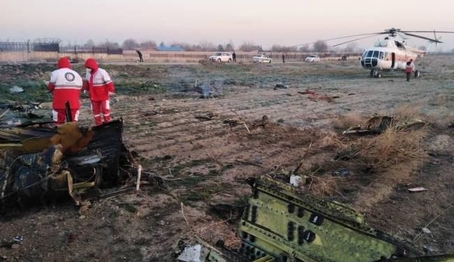 Все пассажиры и экипаж украинского самолета, упавшего в Тегеране, погибли (ФОТО)