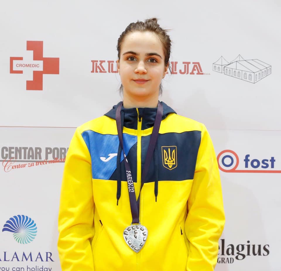 Николаевская саблистка Александра Бондарь добыла «серебро» чемпионата Европы среди кадетов 1