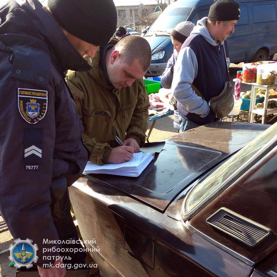 Николаевский рыбоохранный патруль на одном из рынков области изъял 32 кг рыбы без документов 1