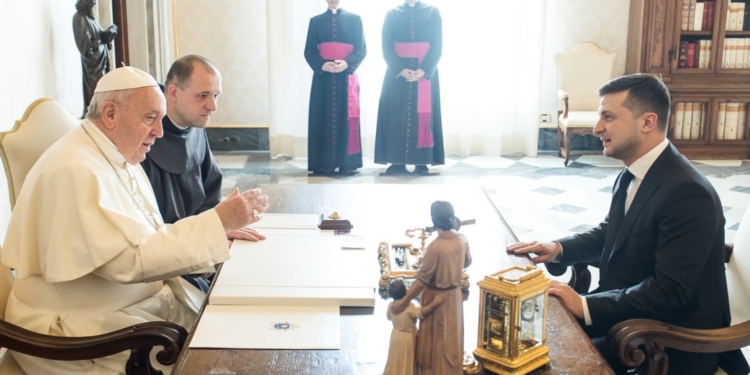 Владимир Зеленский встретился с Папой Римским (ФОТО)