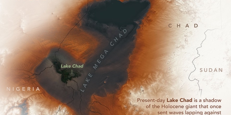NASA показало, как выглядело древнее озеро в Сахаре (ФОТО)