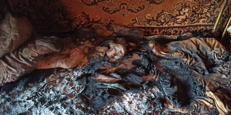 На Николаевщине на пожаре погиб курильщик (ФОТО)