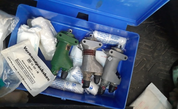 В Украину пытались ввезти детали к двигателям вертолета