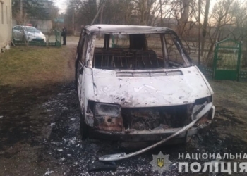 В Волынской области священнику сожгли автомобиль