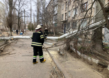 После урагана на Николаевщине без энергоснабжения остаются 119 населенных пунктов (ФОТО)