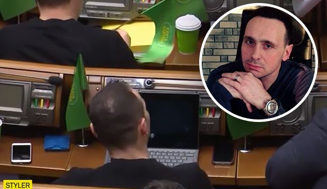 Пока в Раде дрались, «слуга народа» Кабанов смотрел сериал (ВИДЕО)