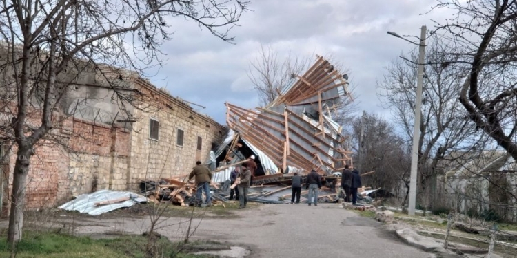 Первые результаты вчерашнего шторма в Николаеве: упало 250 деревьев и повреждено 75 крыш