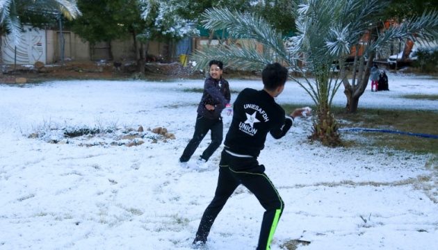 В Багдаде впервые с 2008 года выпал снег (ФОТО, ВИДЕО) 1
