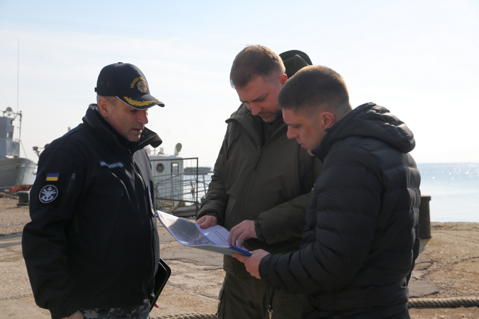 Министр обороны посетил Военно-морскую базу в Очакове